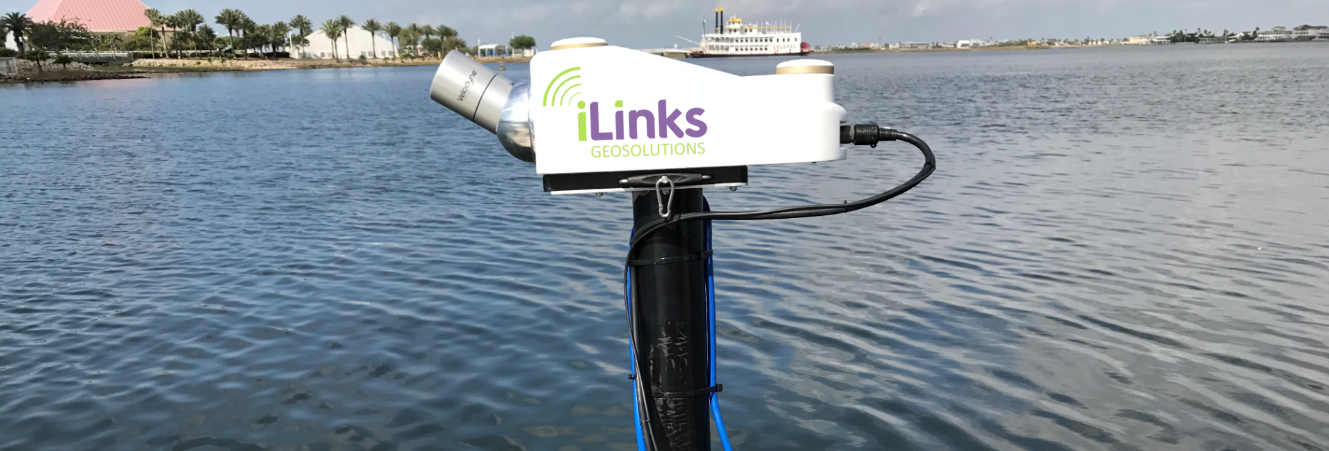 InteLAS mounted on multibeam pole